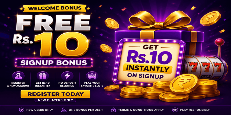 Rs. 10 Signup Bonus